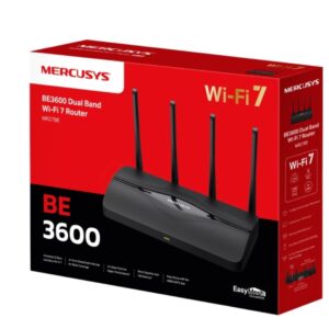 mercusys mr27be be3600 dual band wi fi 7 router